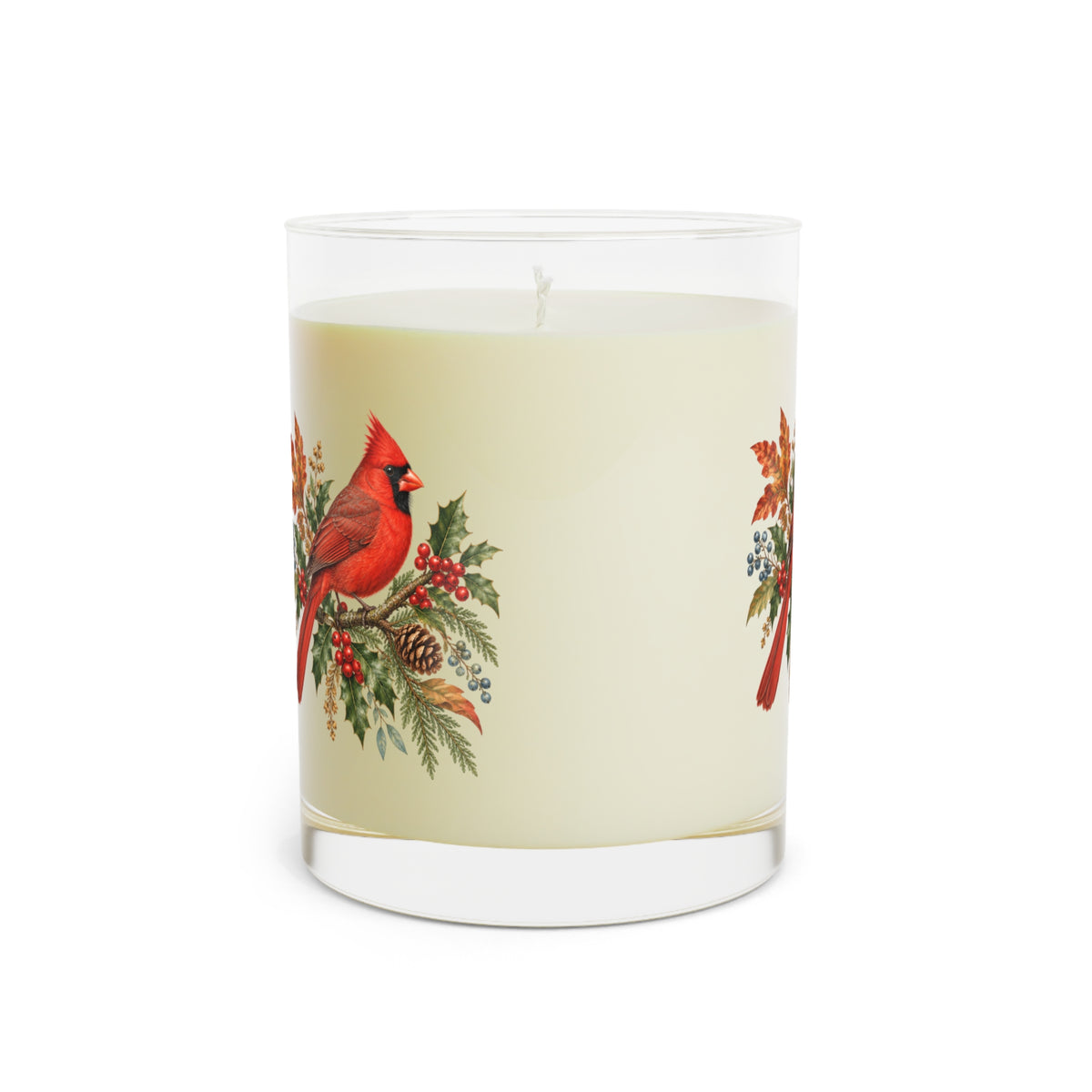 Red Cardinal Winter Botanical Scented Candle