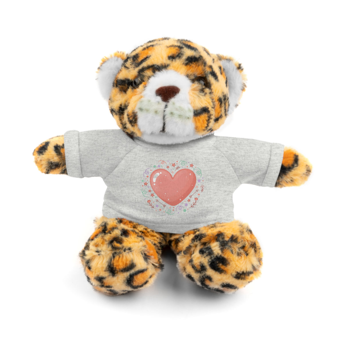 Plush Companion with Heart Stuffed Animals with Tee