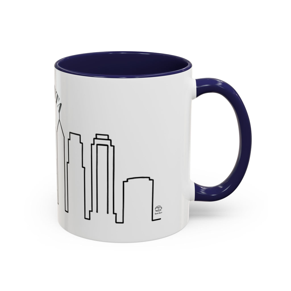 Atlanta Skyline Mug | City Outline Coffee Cup, Black Accent