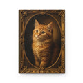 Regal Orange Tabby Portrait Hardcover Journal | Lined Notebook- Vincent Bestie Best Collection