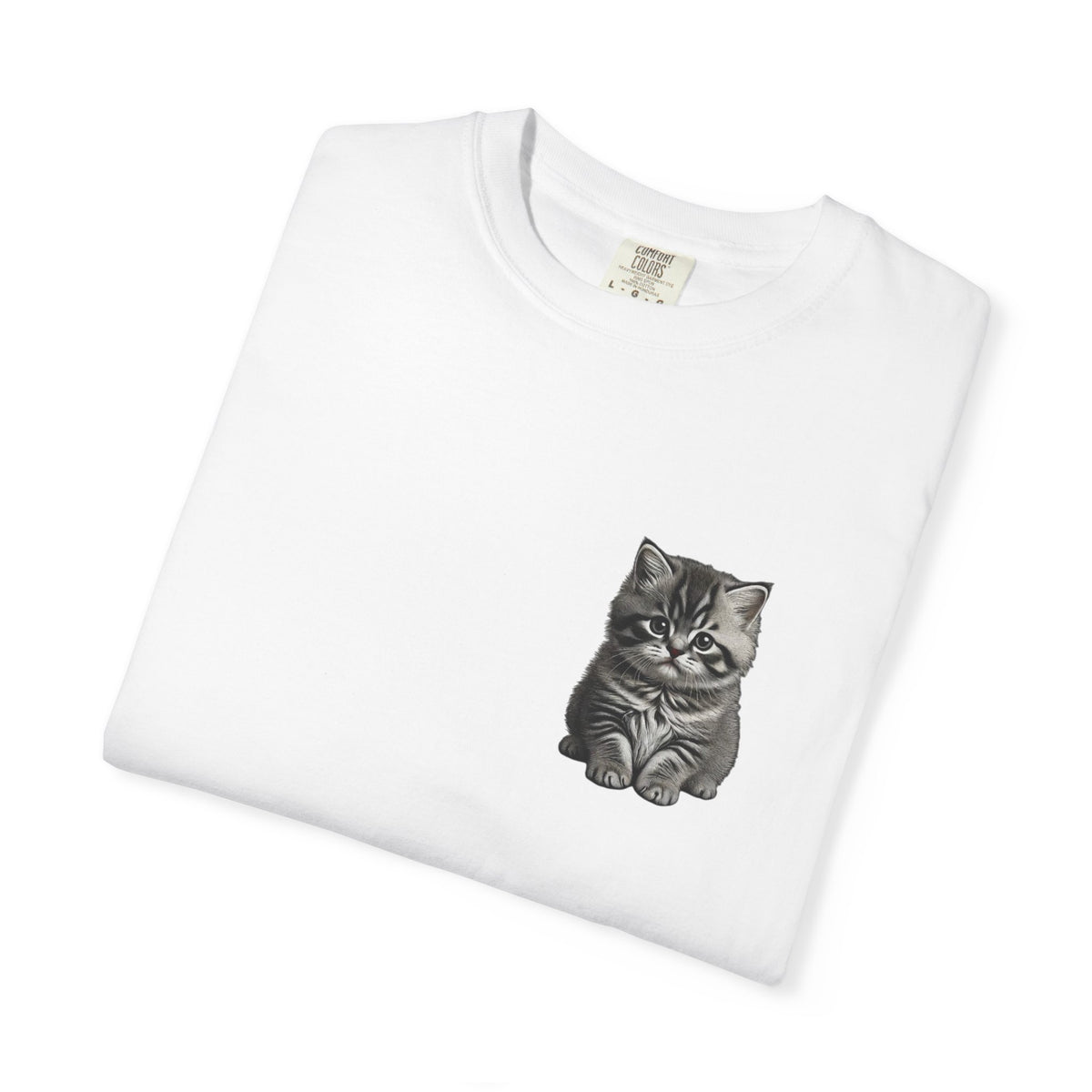 Grumpy Cat Illustration T-shirt | Miguel Collection , Minimal Cat Art