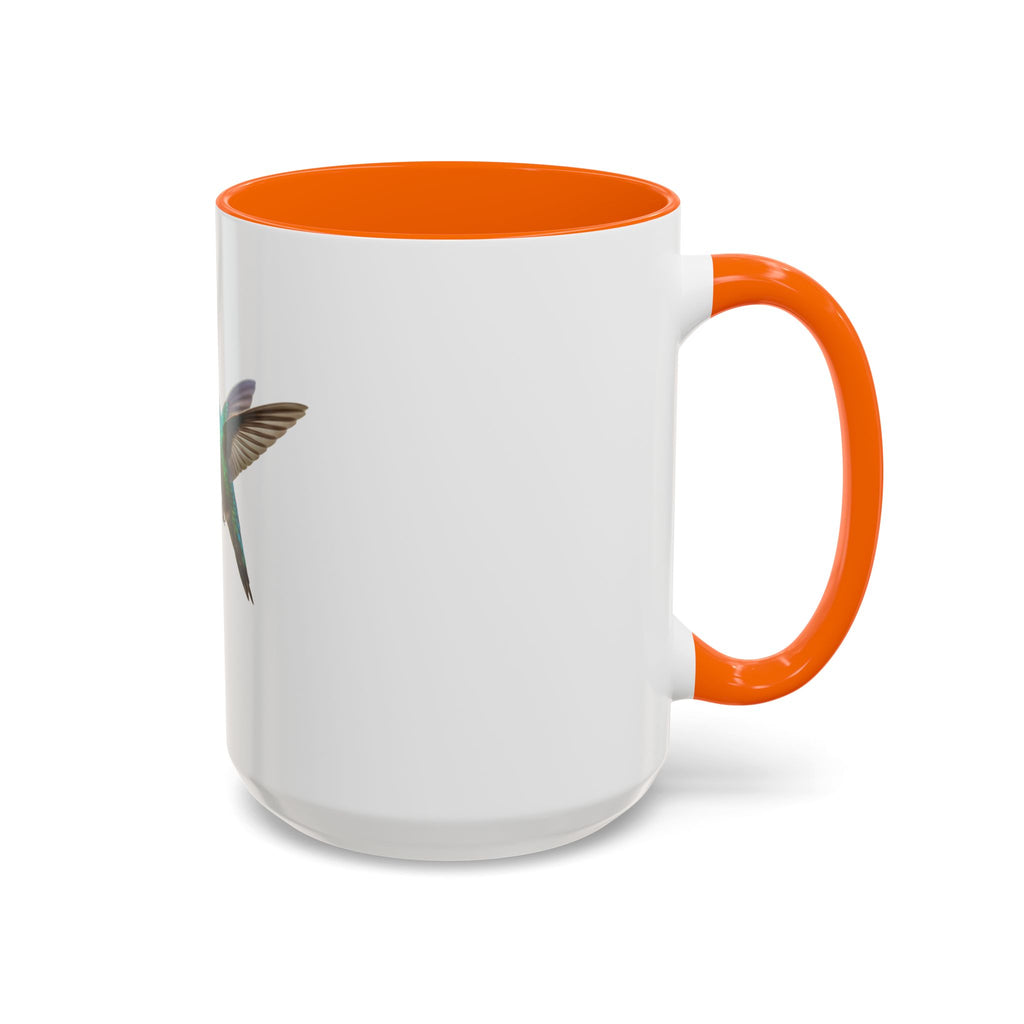 Hummingbird with Flower Thrive Not Just Survive Mug | Accent Coffee Mug