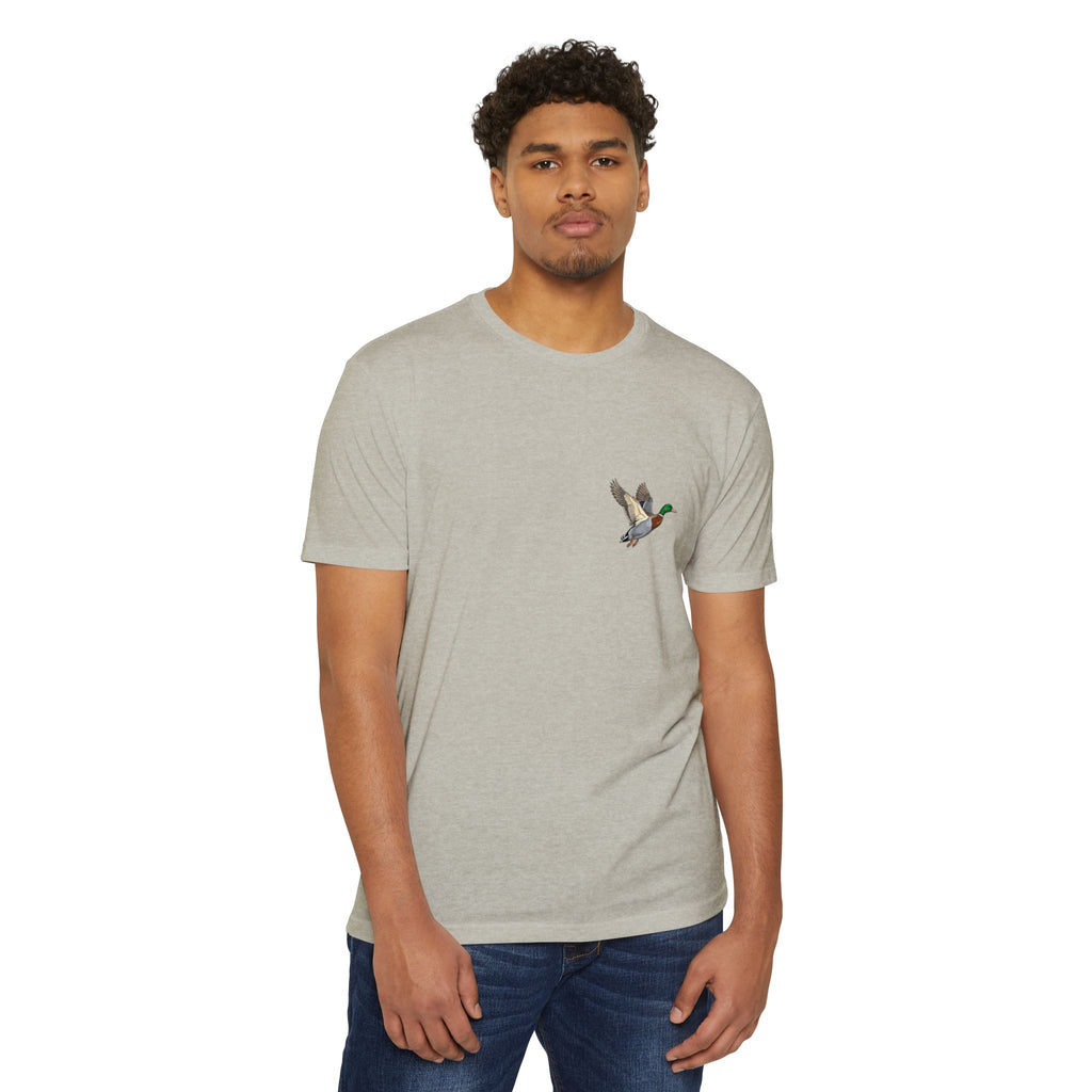 Flying Mallard Duck T-Shirt | Nature Wildlife Tee- Hunter Collection