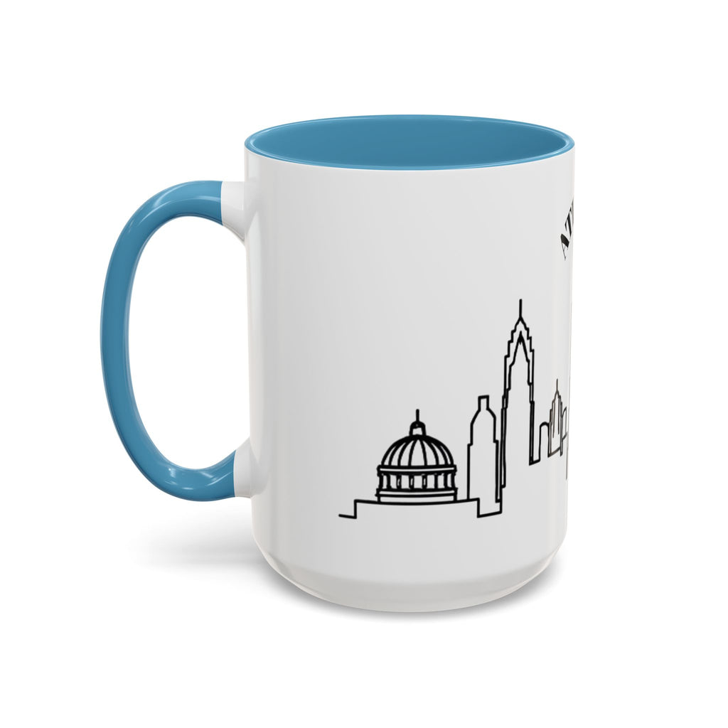 Atlanta Skyline Mug | City Outline Coffee Cup, Black Accent
