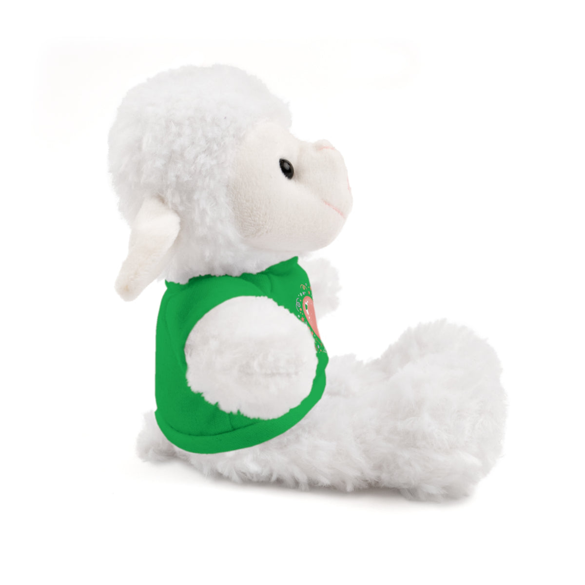 Plush Companion with Heart Stuffed Animals with Tee
