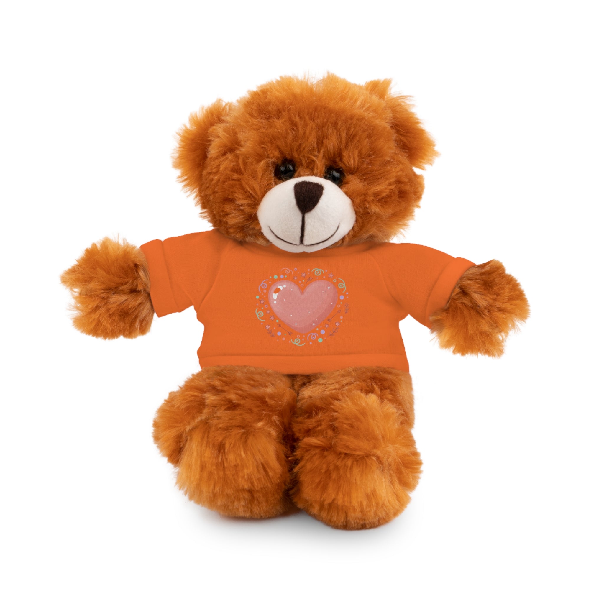 Plush Companion with Heart Stuffed Animals with Tee
