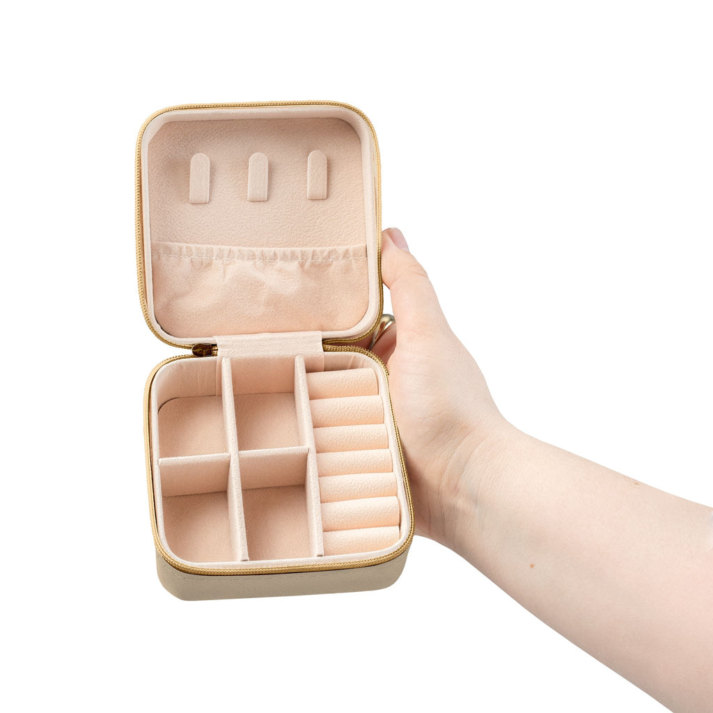 Cute Kitty Love Tabby Cat Jewelry Travel Case | Compact Organizer