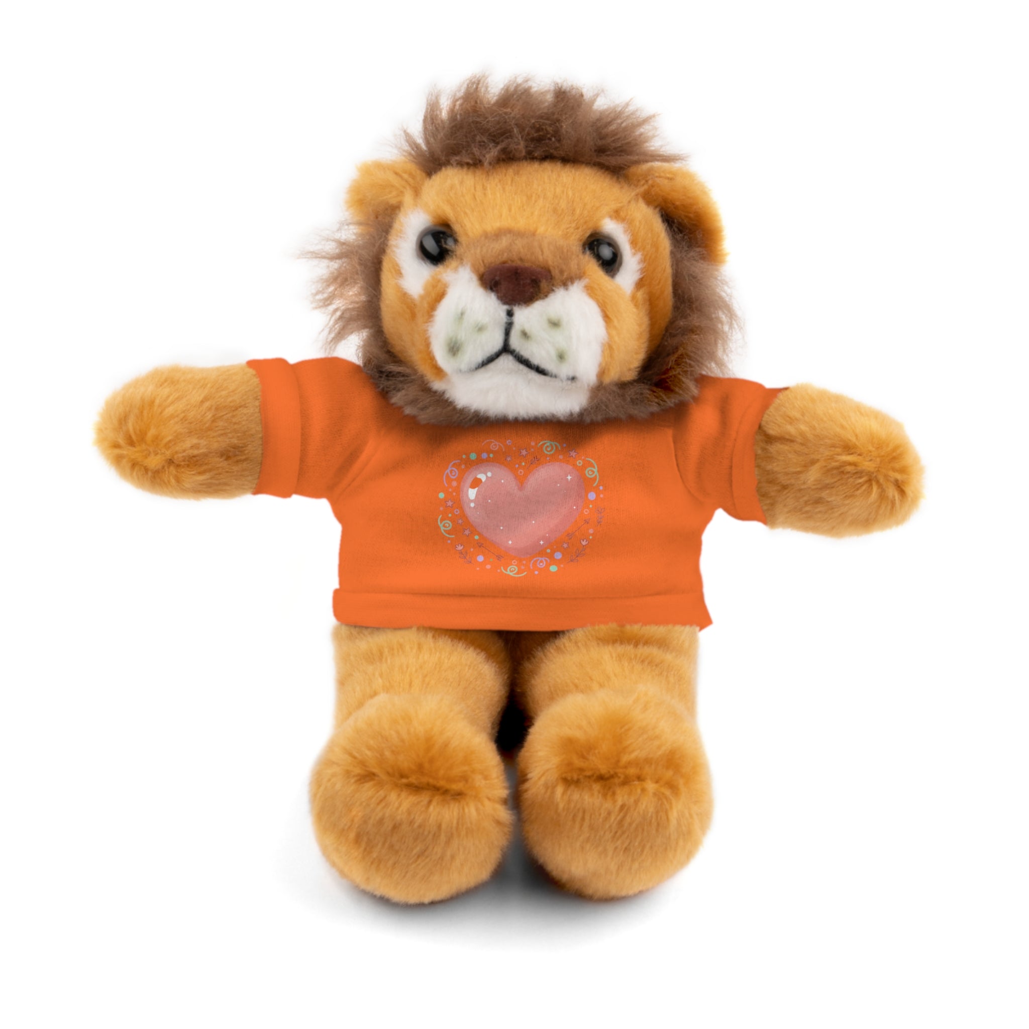 Plush Companion with Heart Stuffed Animals with Tee
