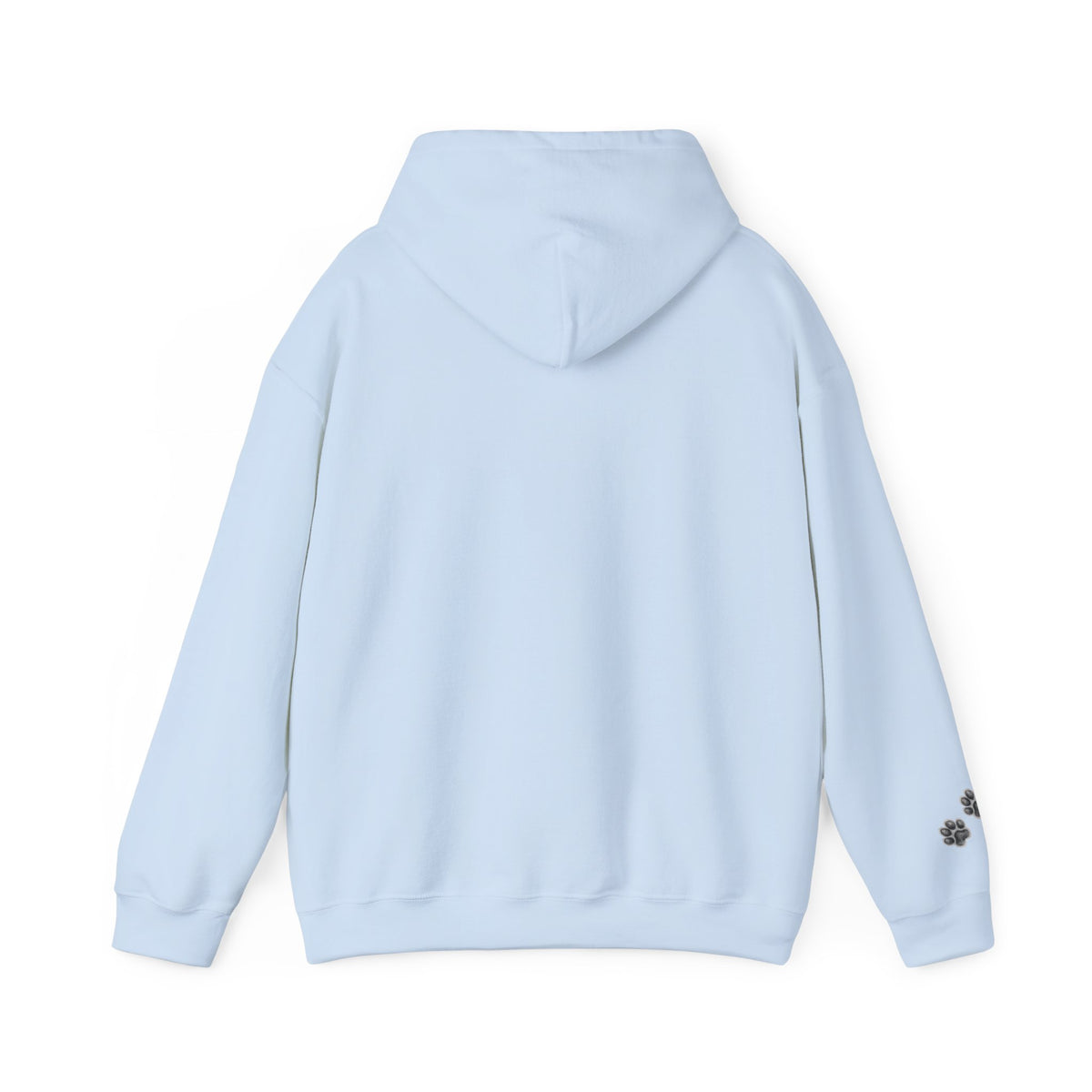 Fluffy Kitten Diego-Cat Lover Hoodie with Paw Print Design