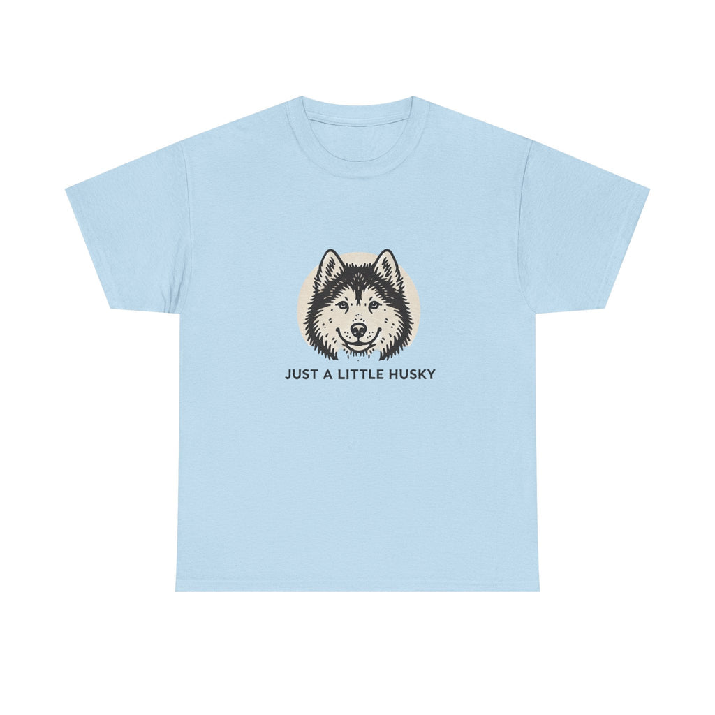 Unisex Heavy Cotton Tee Animal Lover Husky