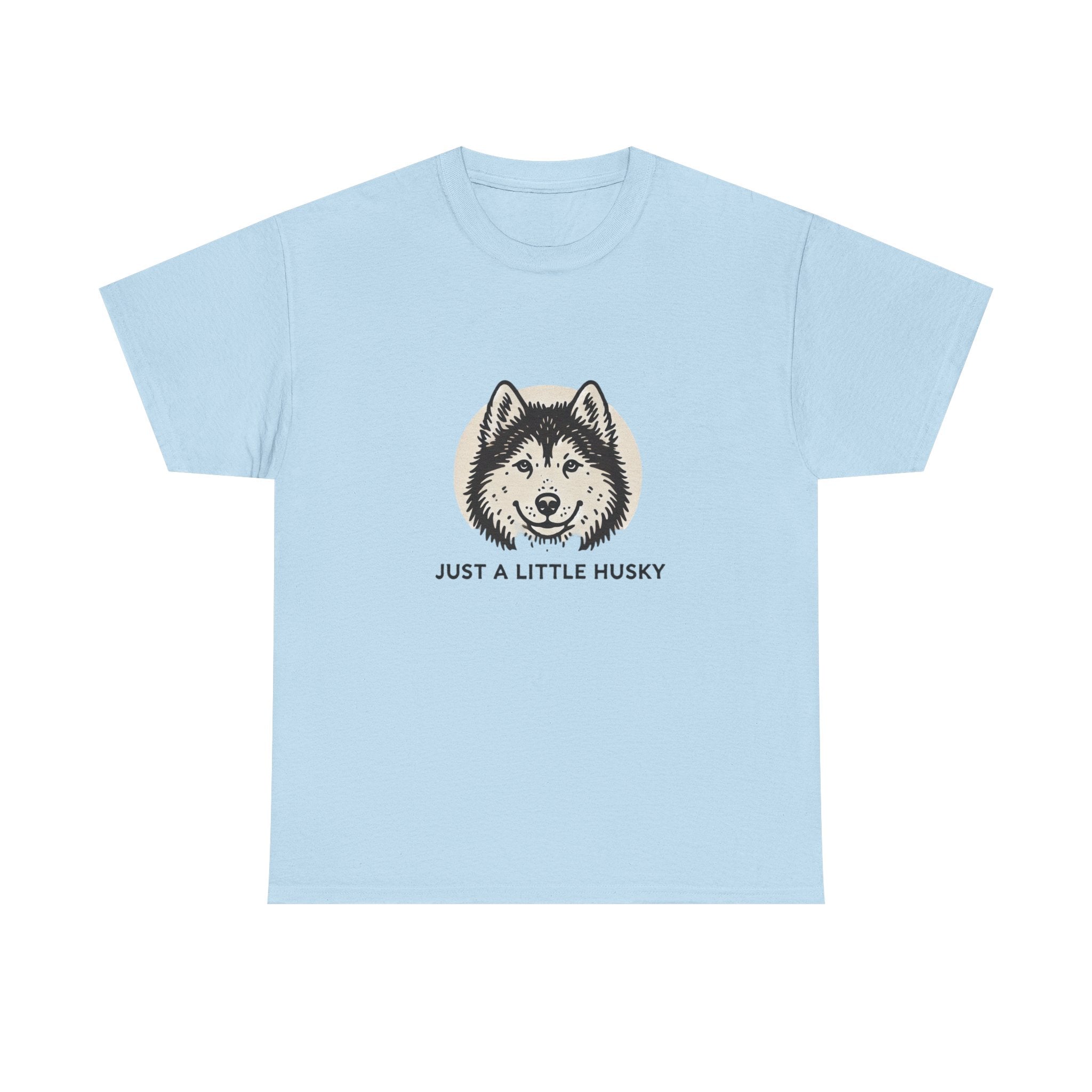Unisex Heavy Cotton Tee Animal Lover Husky