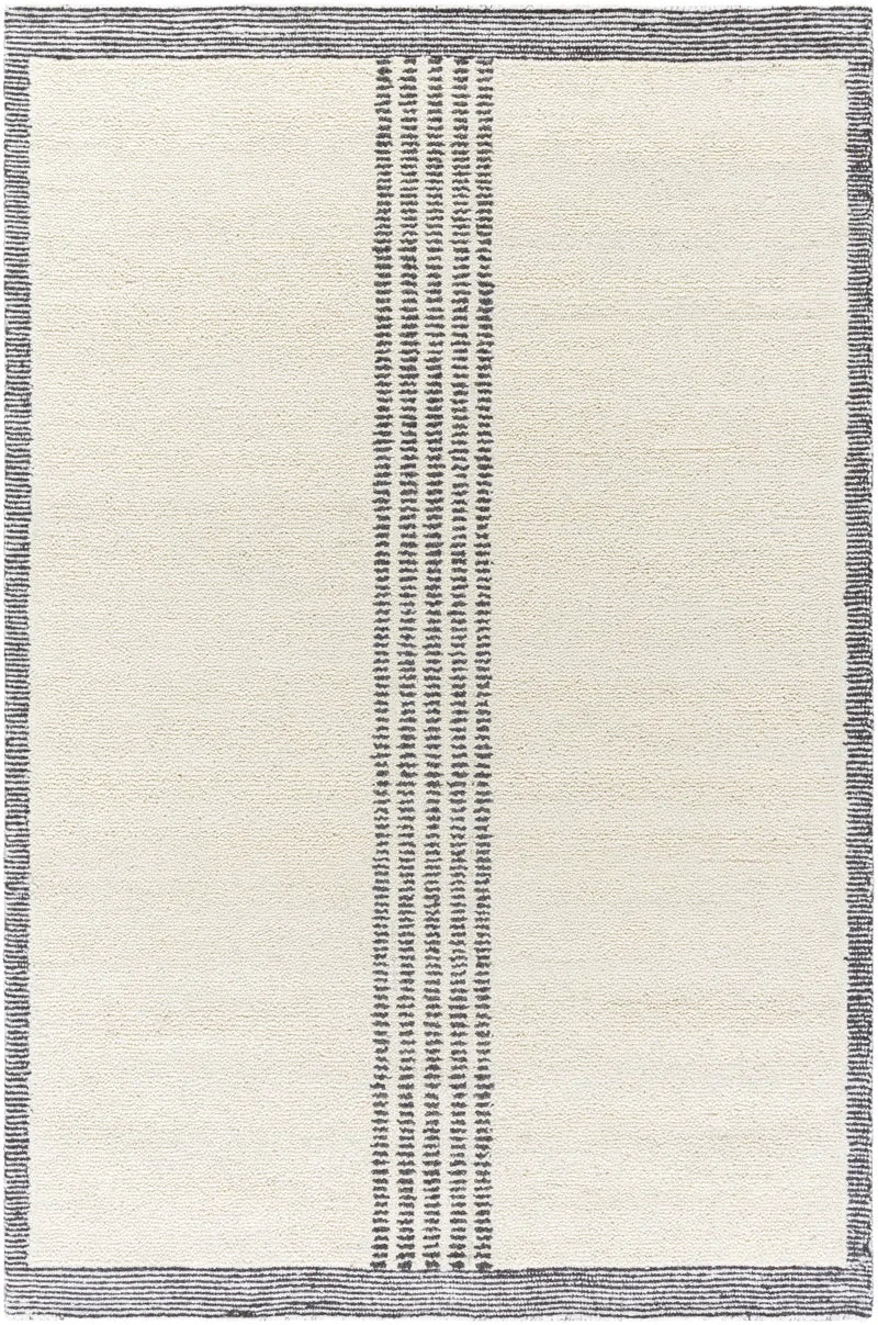 Tinnley Hand Tufted Wool Striped Indoor Rug