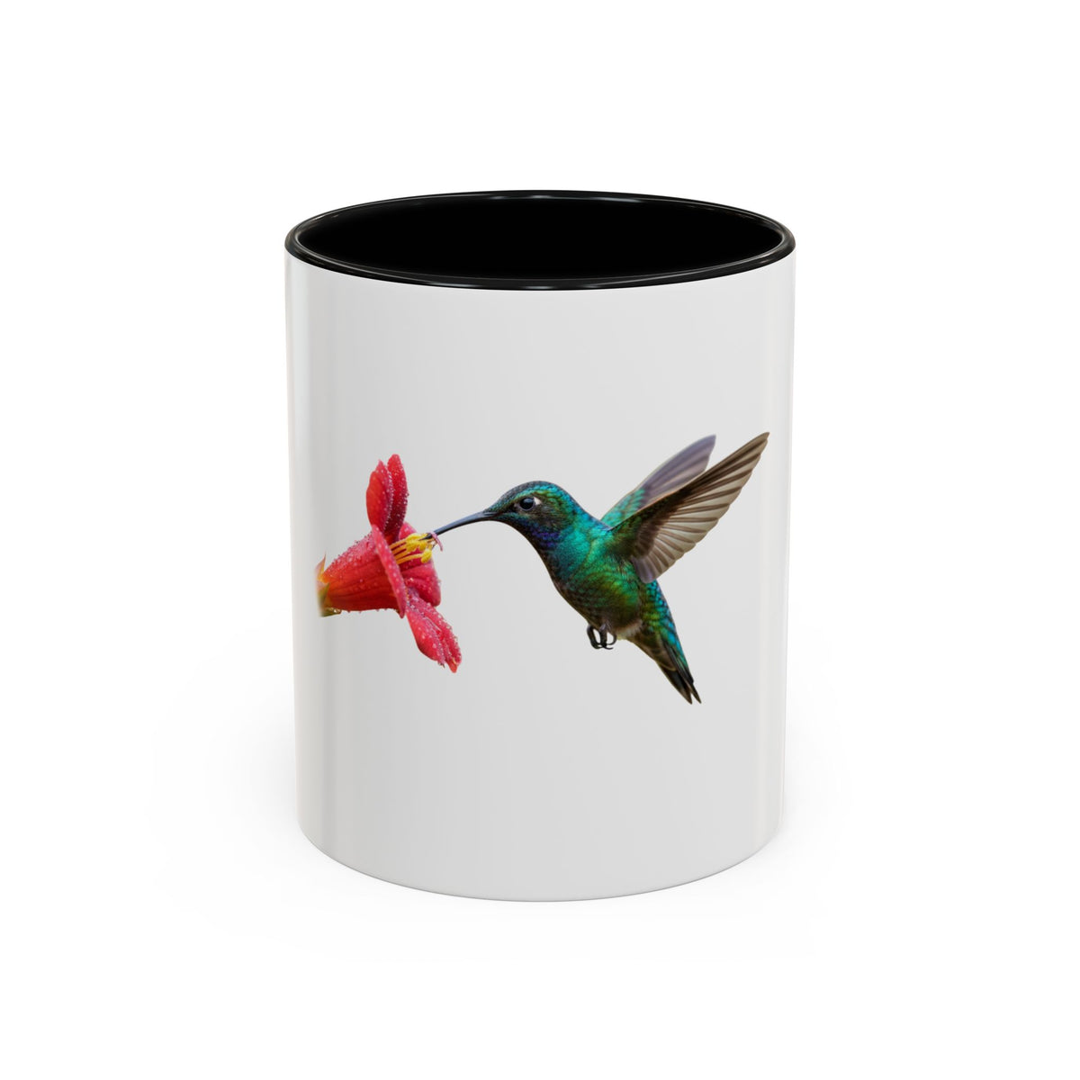 Hummingbird with Flower Thrive Not Just Survive Mug | Accent Coffee Mug