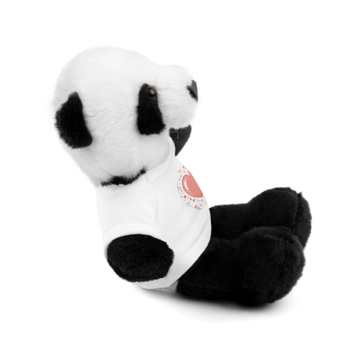 Plush Companion with Heart Stuffed Animals with Tee