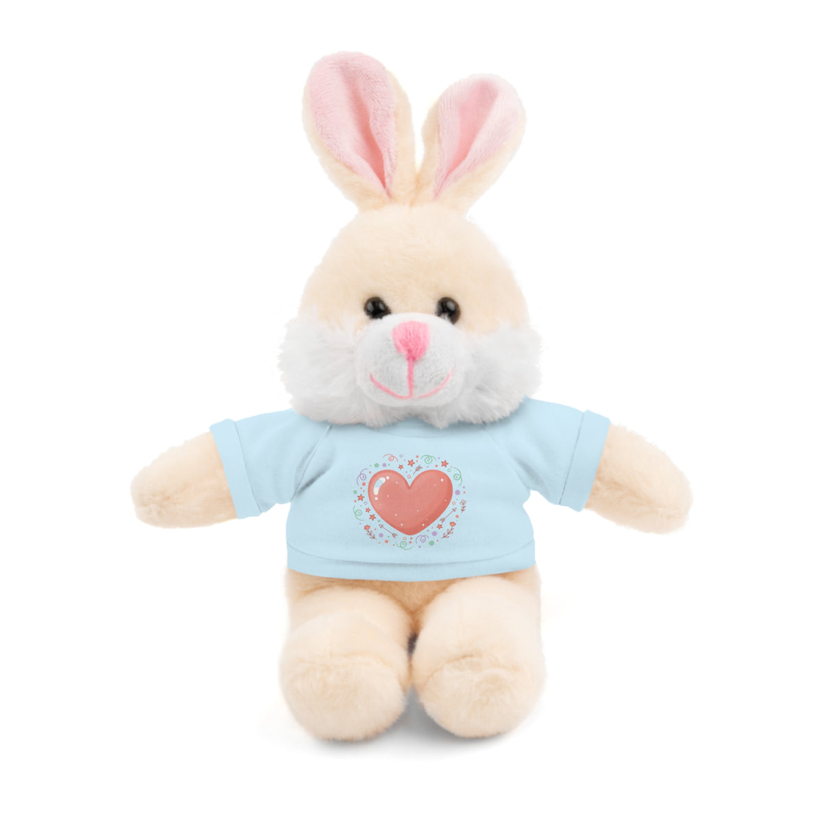 Plush Companion with Heart Stuffed Animals with Tee
