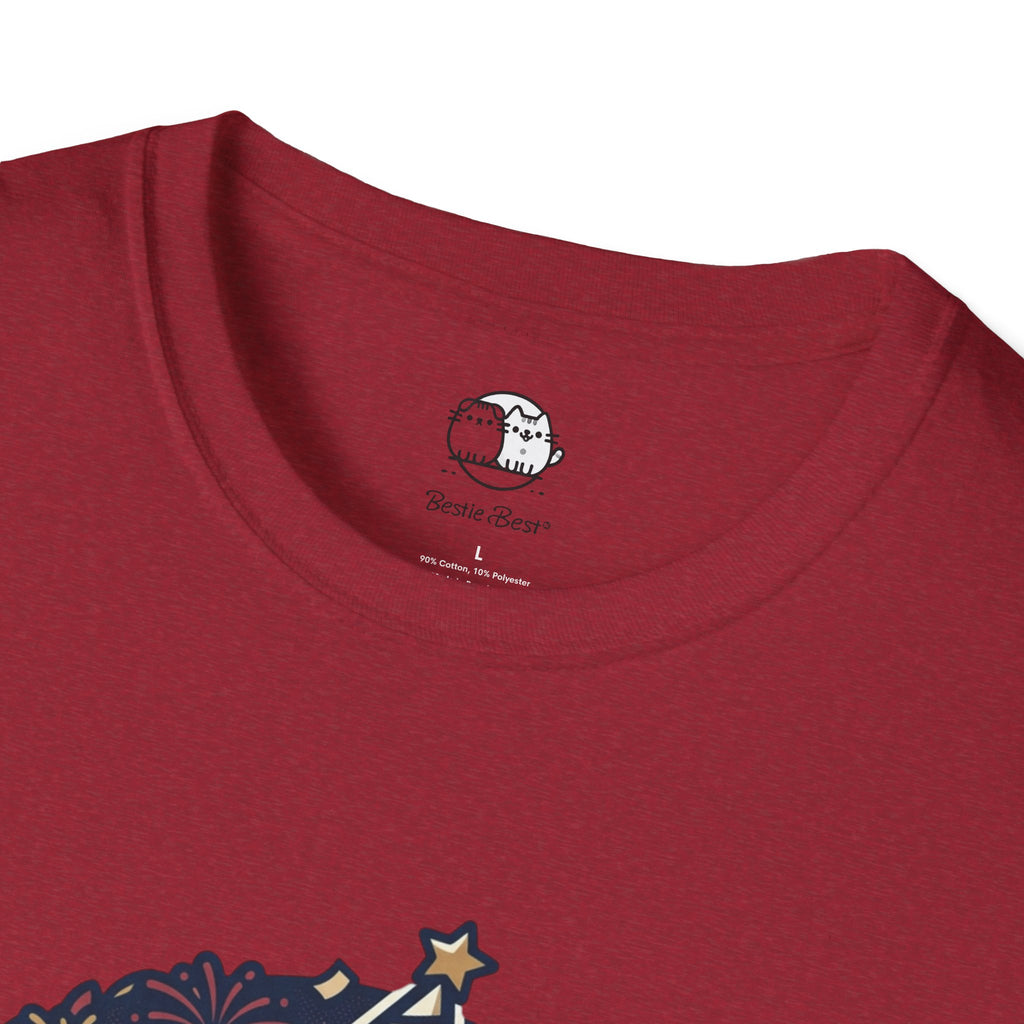Patriotic Party Dog T-Shirt | 250 Years Celebration Tee