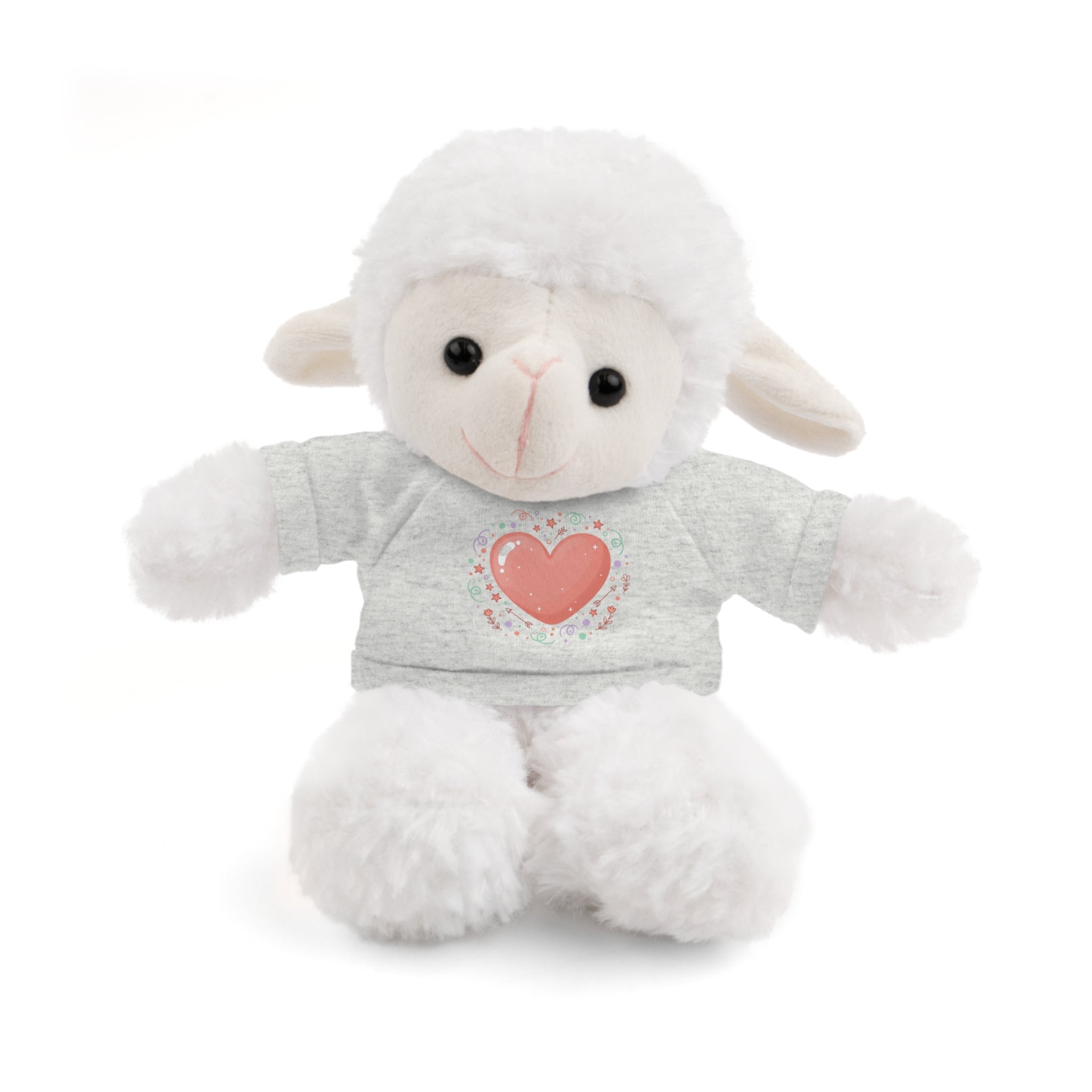 Plush Companion with Heart Stuffed Animals with Tee