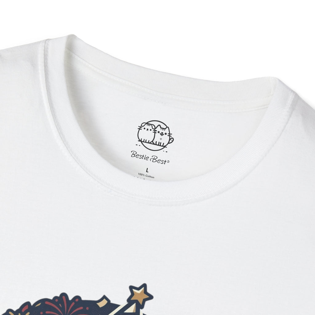Patriotic Party Dog T-Shirt | 250 Years Celebration Tee