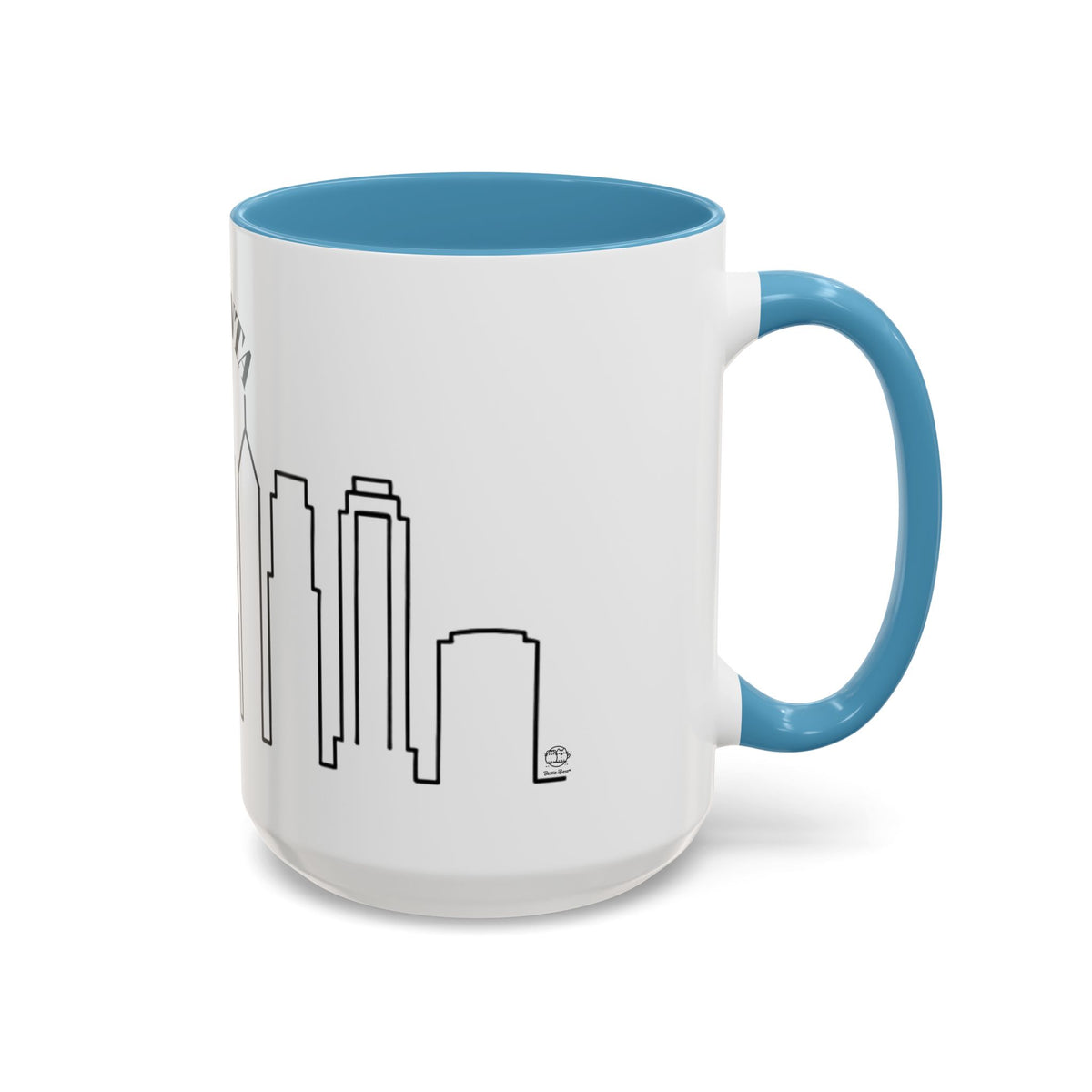 Atlanta Skyline Mug | City Outline Coffee Cup, Black Accent