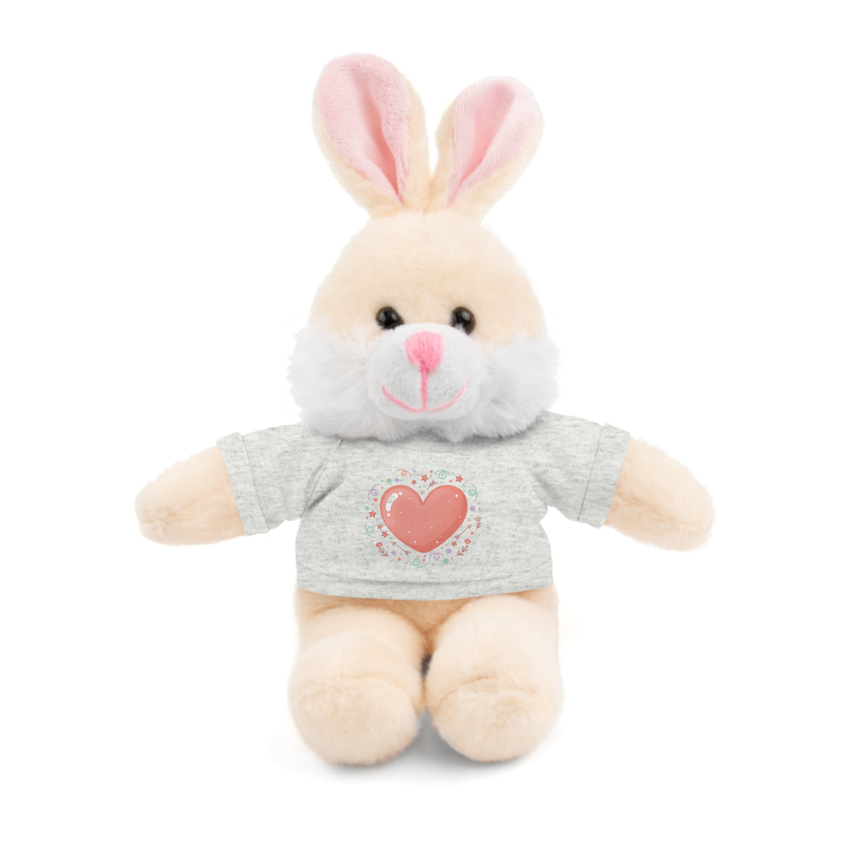 Plush Companion with Heart Stuffed Animals with Tee