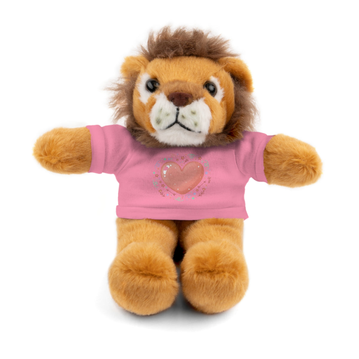 Plush Companion with Heart Stuffed Animals with Tee