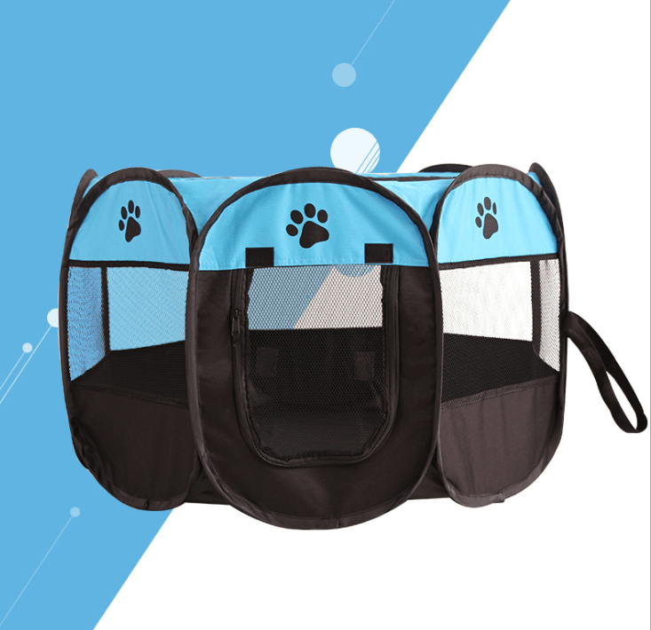 Portable Pet Haven: Foldable, Waterproof, And Breathable Octagonal Pet Fence