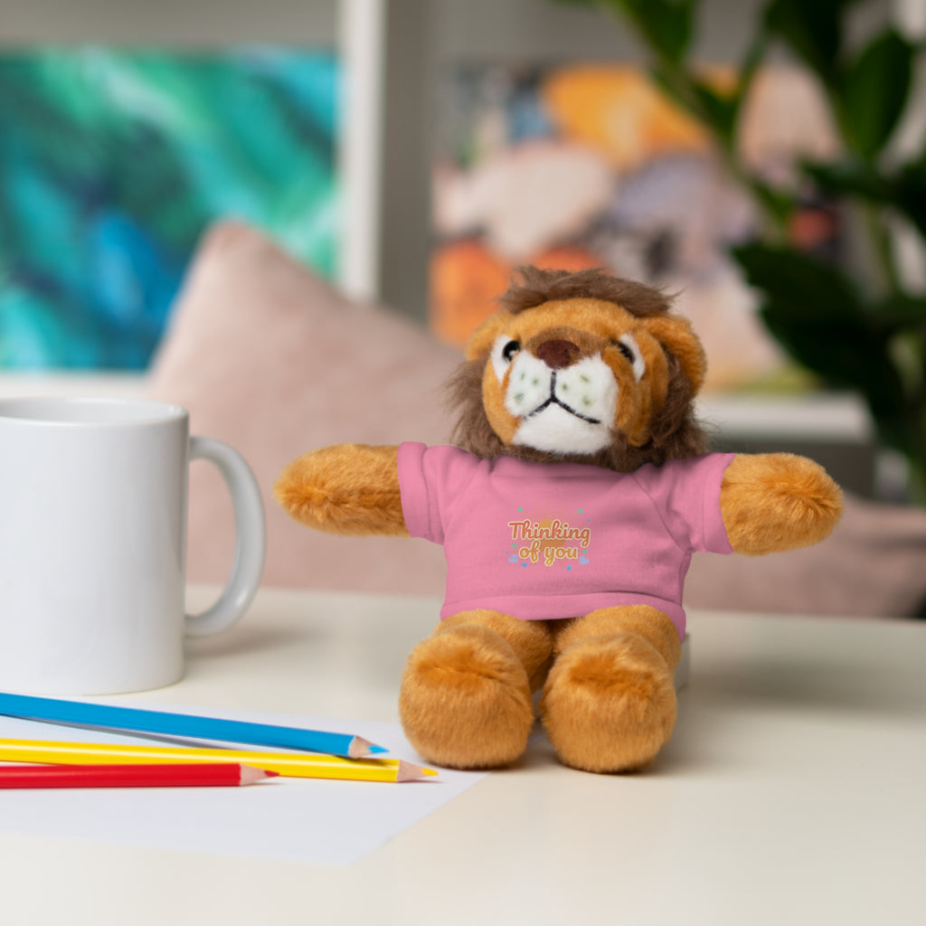 “Thinking of You” Plush Cuddly Companion- Warm Sentiment Gift Unisex