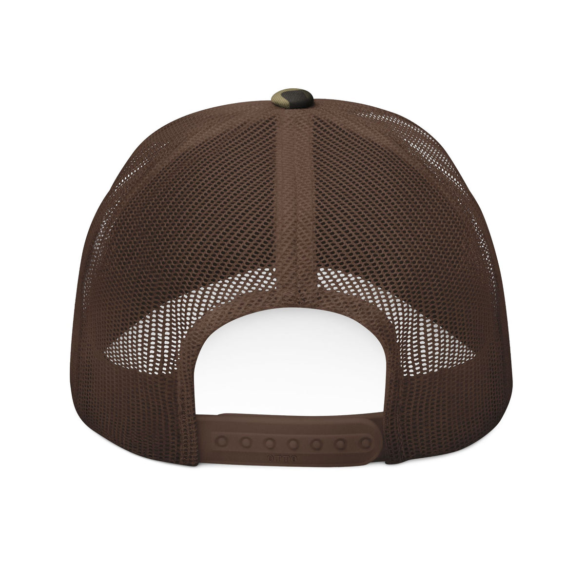 Embroidered Kitty  Face Camouflage Trucker Hat | Camo Mesh Cap Rosa Collection