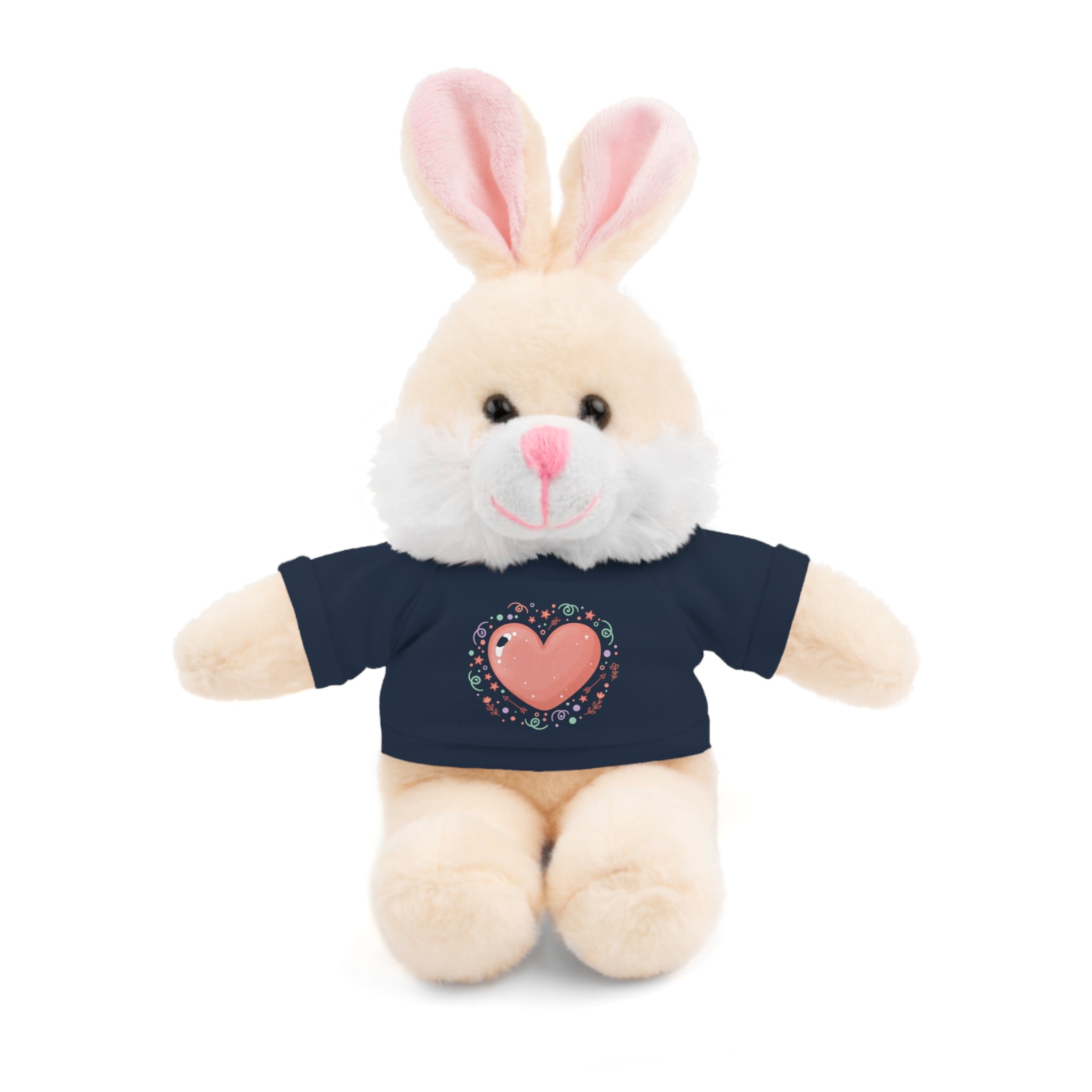 Plush Companion with Heart Stuffed Animals with Tee