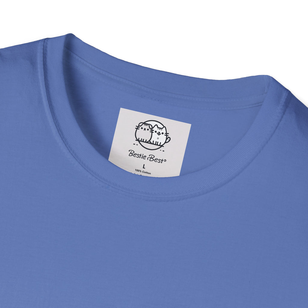 Proper Kitten Portrait T-Shirt | Small Chest Pocket Illustration- Bestie Best Collection