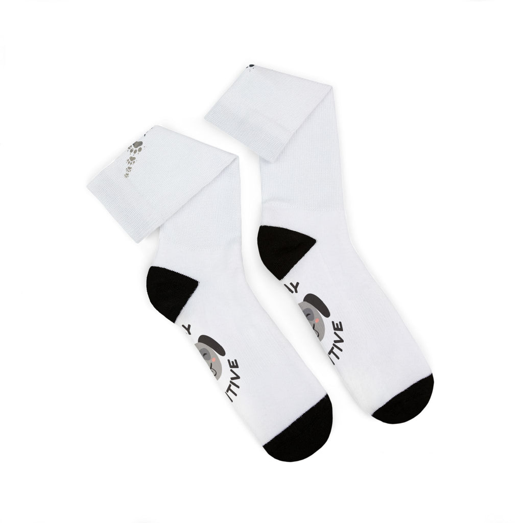 Stay Pawsitive Doggie Paw Socks