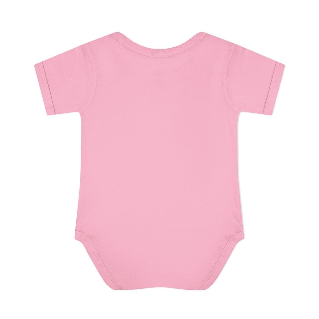 Cute Puppy & his Scooter- Infant Baby Rib Bodysuit- Unisex