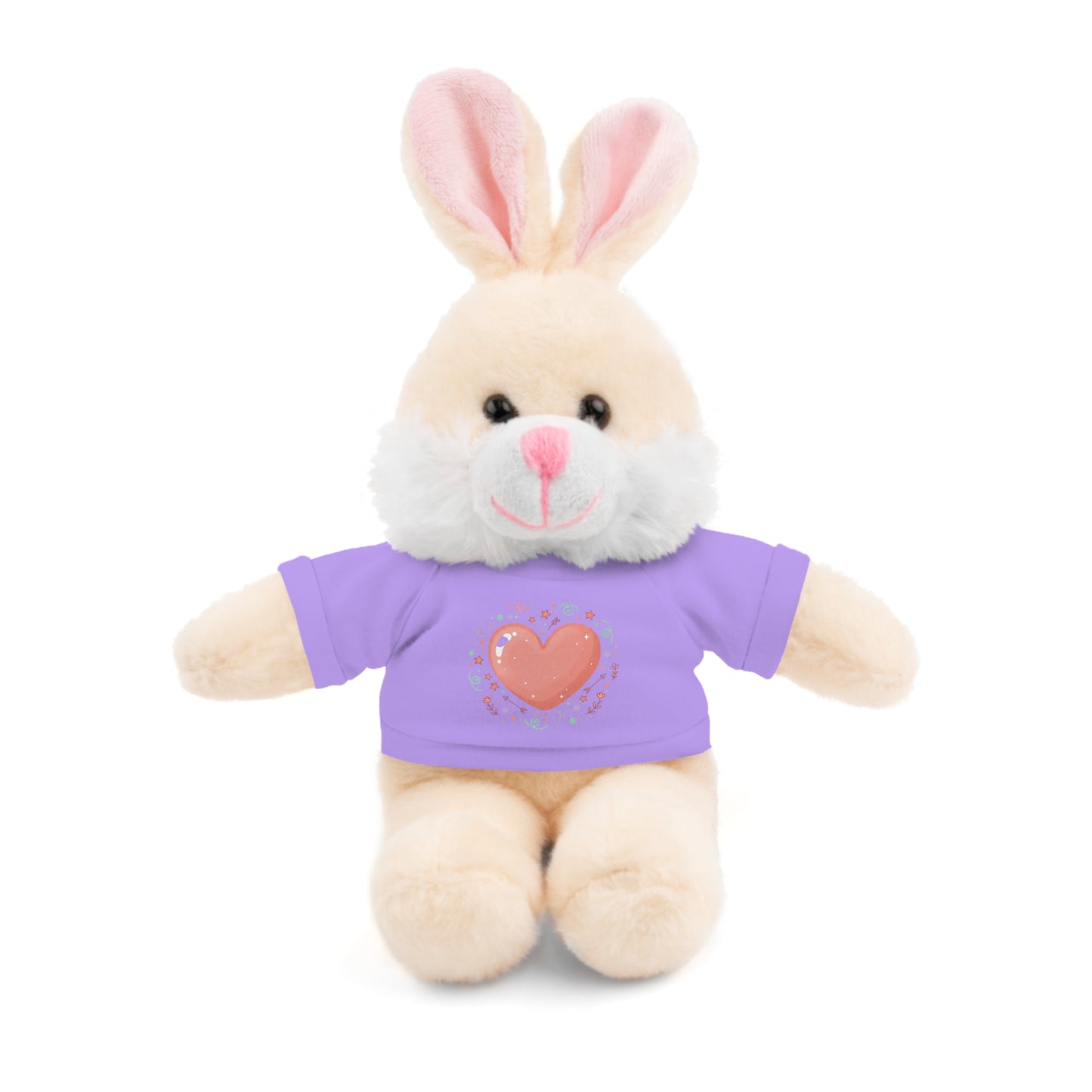 Plush Companion with Heart Stuffed Animals with Tee