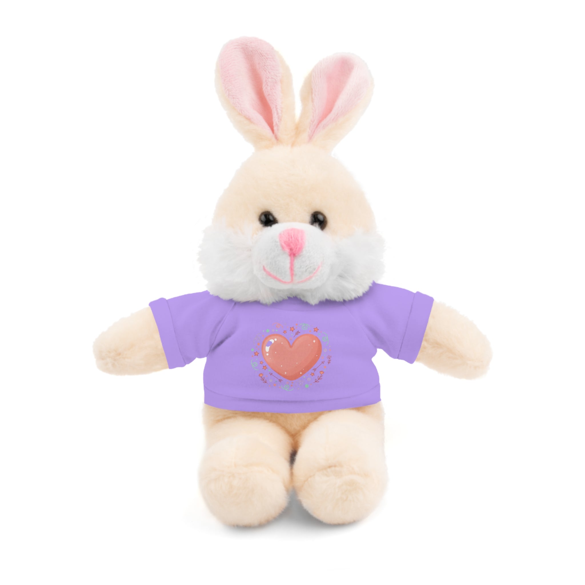 Plush Companion with Heart Stuffed Animals with Tee