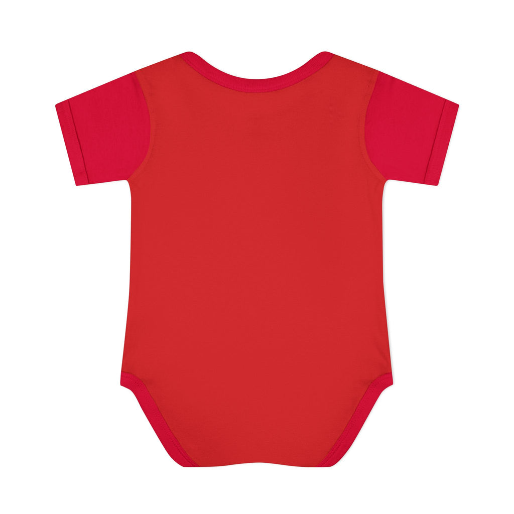Cute Puppy & his Scooter- Infant Baby Rib Bodysuit- Unisex