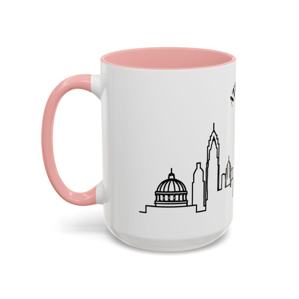 Atlanta Skyline Mug | City Outline Coffee Cup, Black Accent