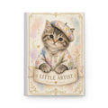 Little Artist Kitten Portrait journal | Hardcover Notebook, Cute Cat Illustration- Bestie Best Journal Collection