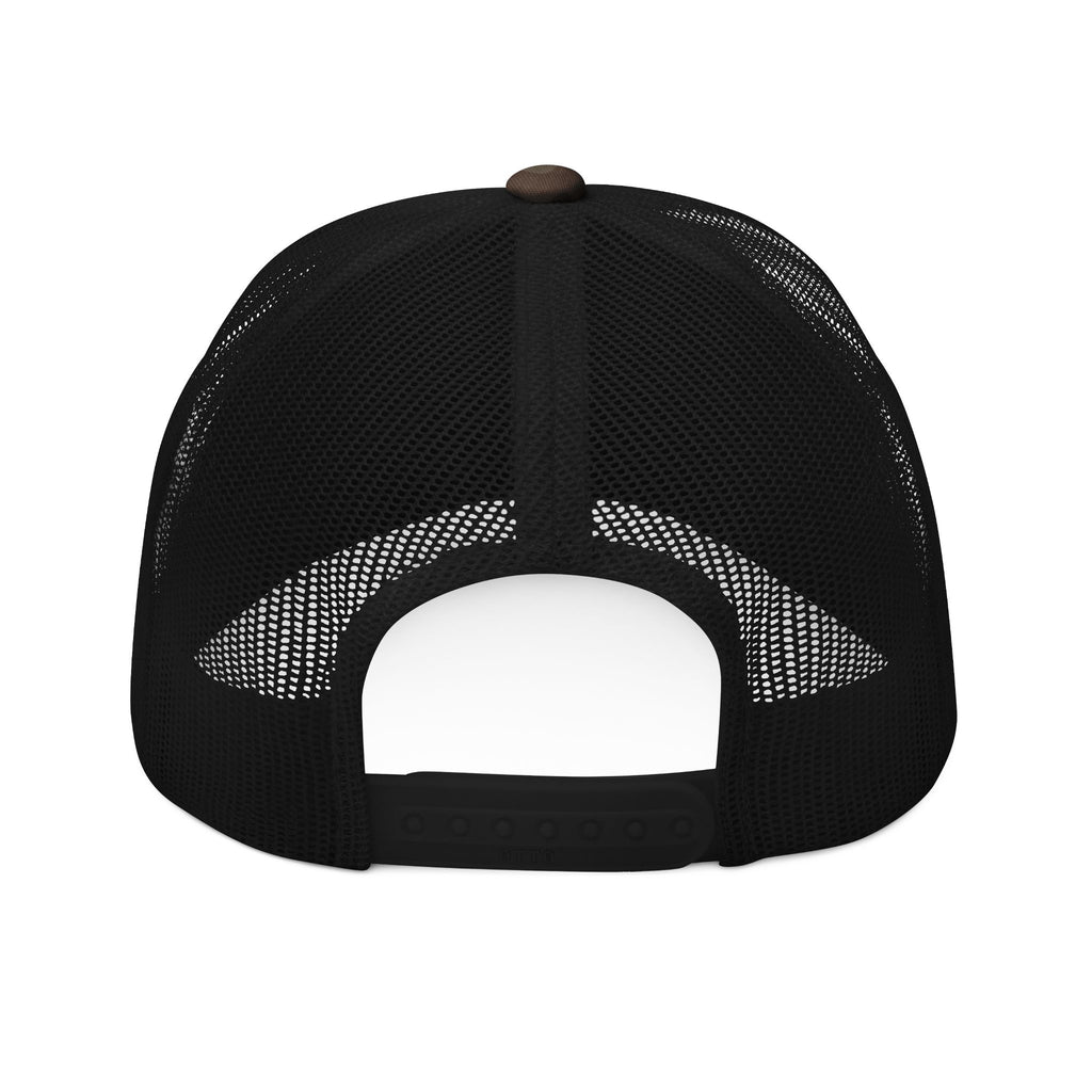 Embroidered Kitty  Face Camouflage Trucker Hat | Camo Mesh Cap Rosa Collection