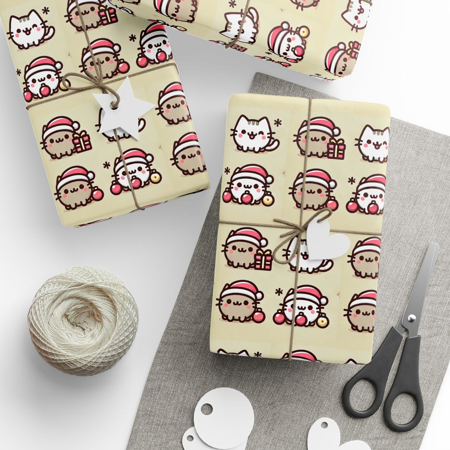 Christmas Kitty Wrapping Paper