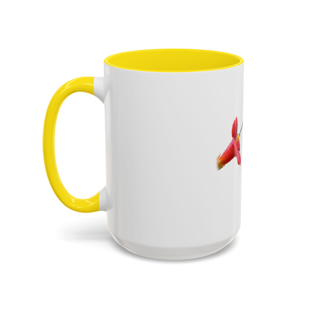 Hummingbird with Flower Thrive Not Just Survive Mug | Accent Coffee Mug