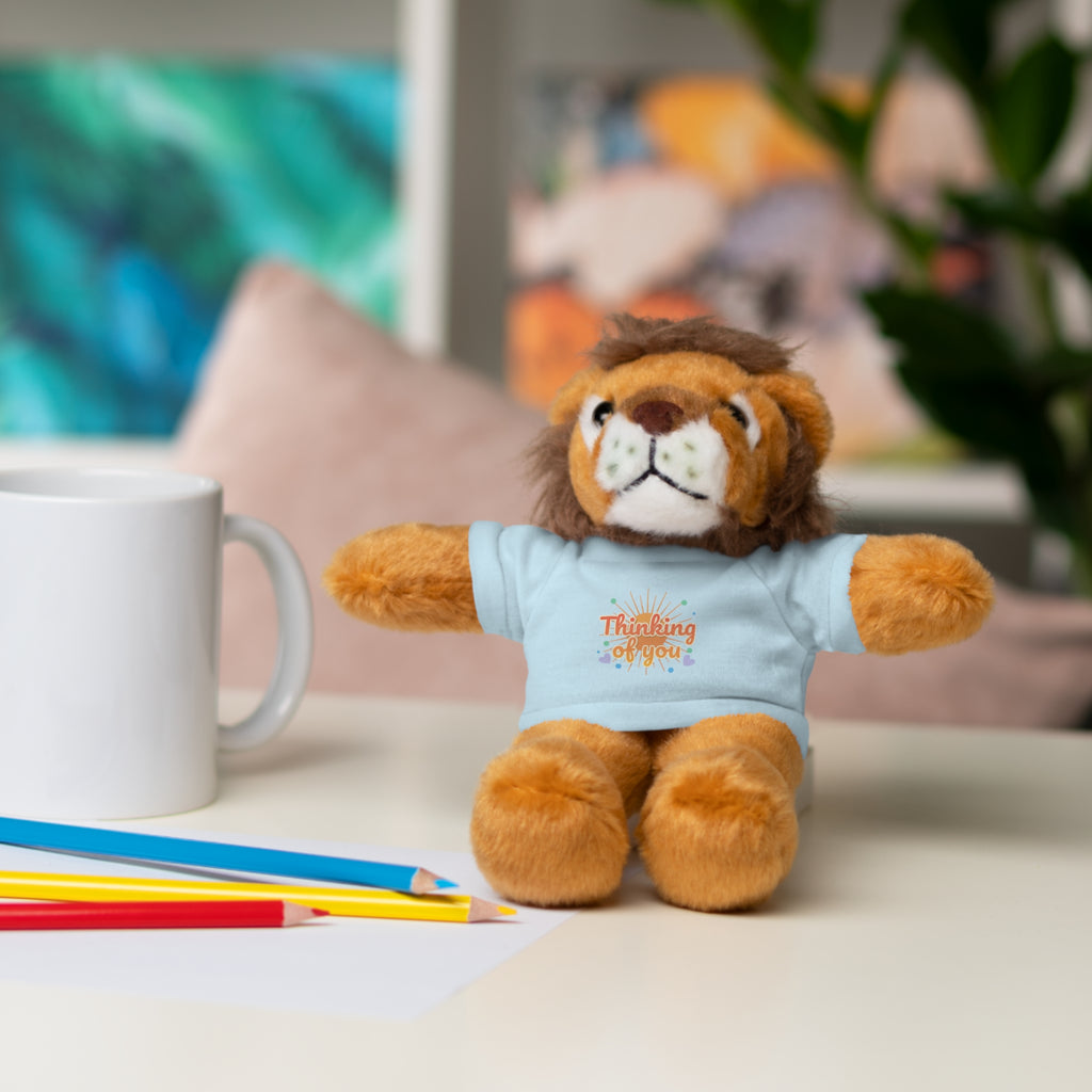 “Thinking of You” Plush Cuddly Companion- Warm Sentiment Gift Unisex