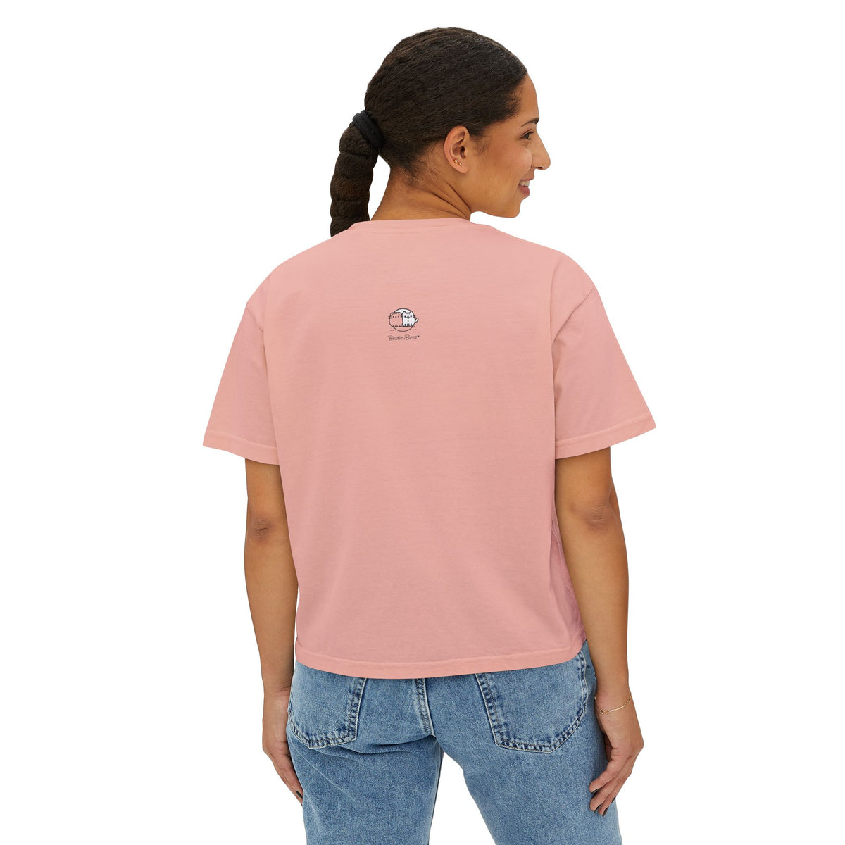 Atlanta Skyline Cat Tee | Peachy Retro City Cat Shirt