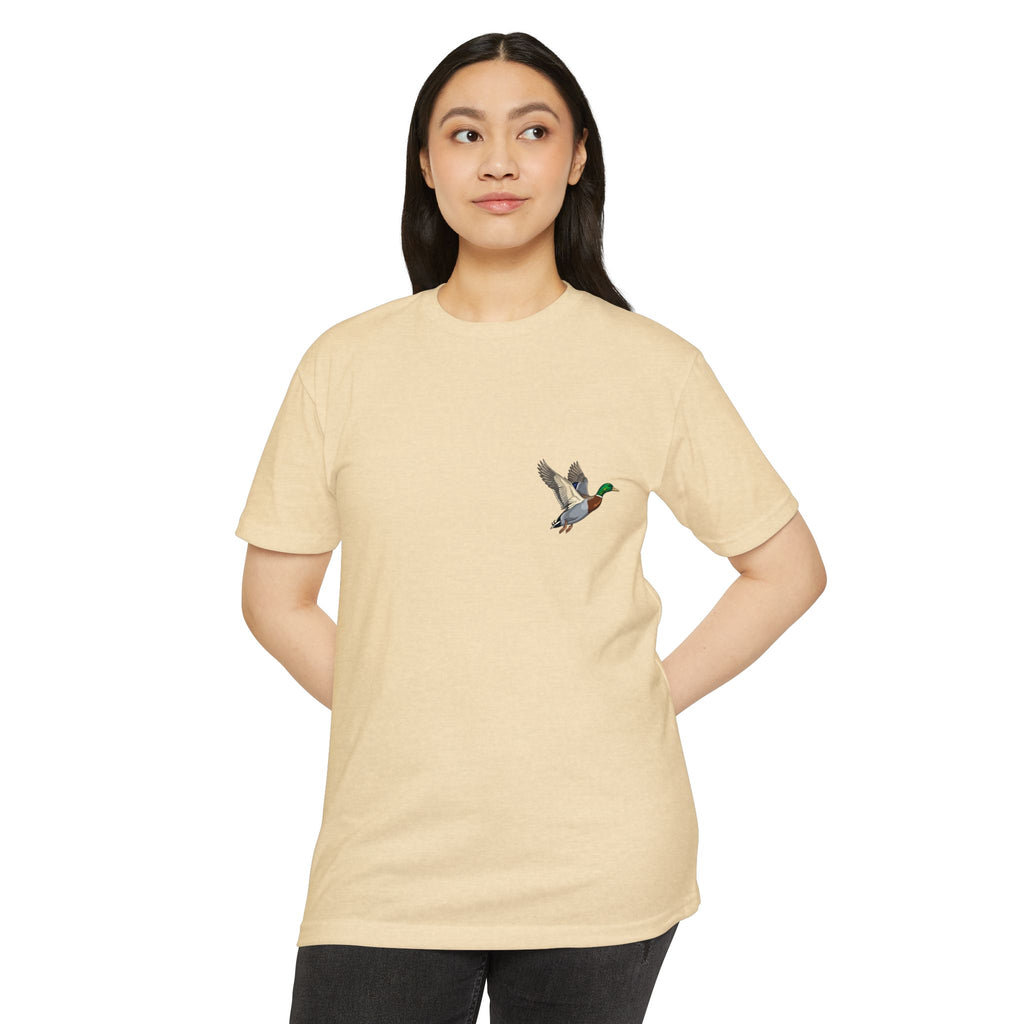 Flying Mallard Duck T-Shirt | Nature Wildlife Tee- Hunter Collection