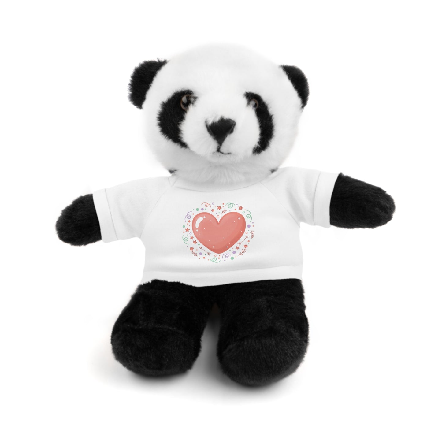 Plush Companion with Heart Stuffed Animals with Tee