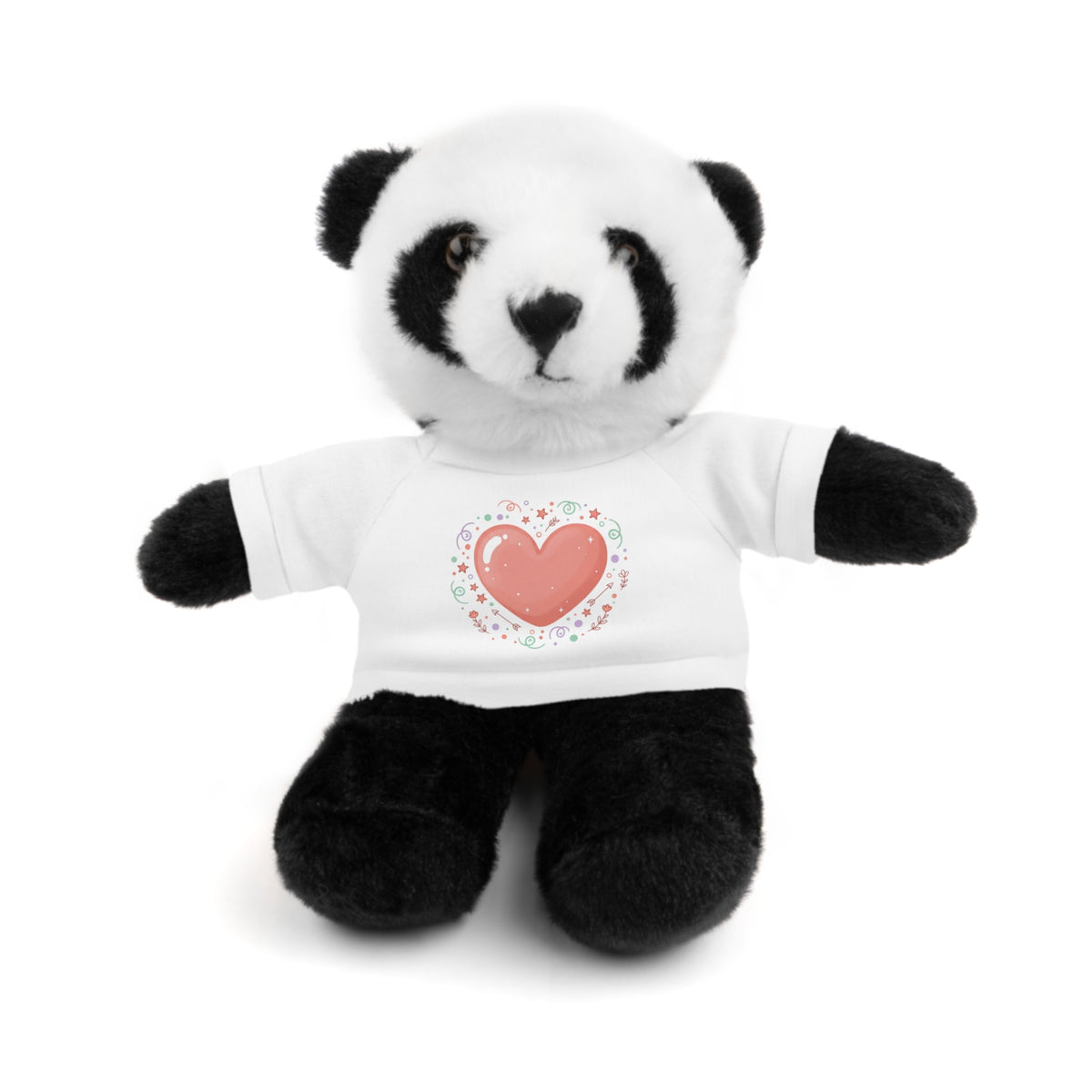 Plush Companion with Heart Stuffed Animals with Tee