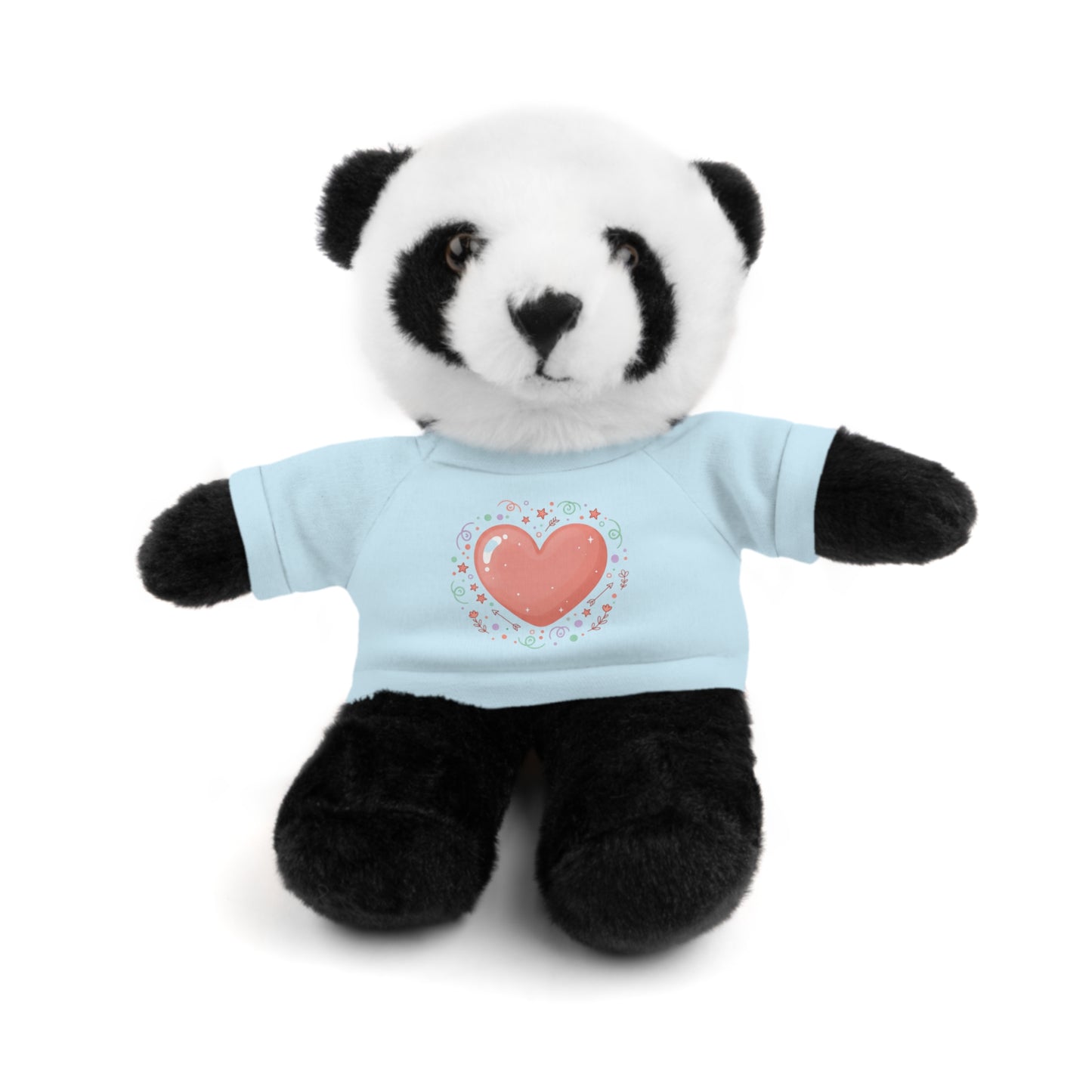 Plush Companion with Heart Stuffed Animals with Tee
