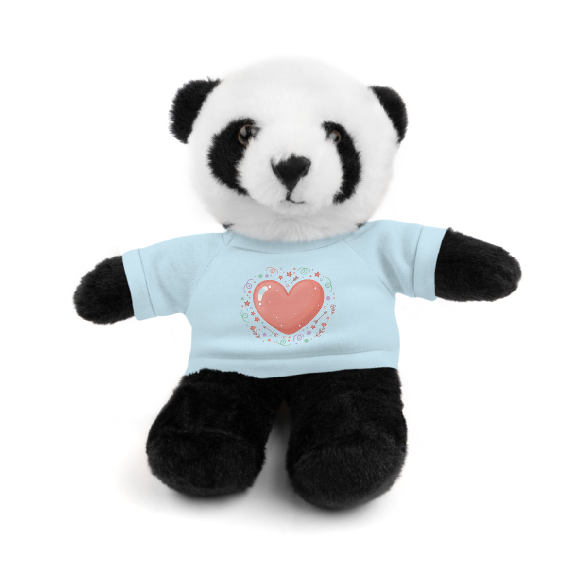 Plush Companion with Heart Stuffed Animals with Tee