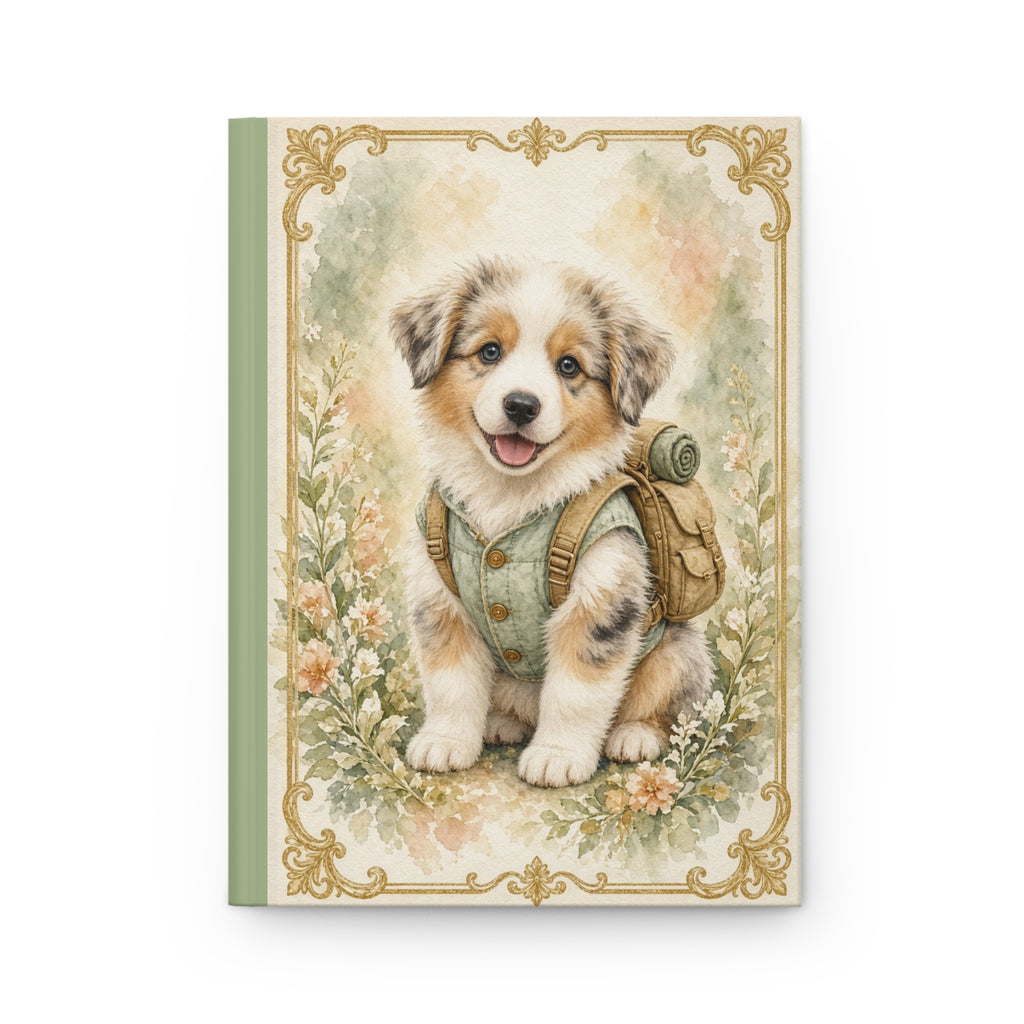 Little Explorer Adventure Puppy Journal | Cute Backpack Dog Hardcover Notebook- Bestie Best Collection Journal