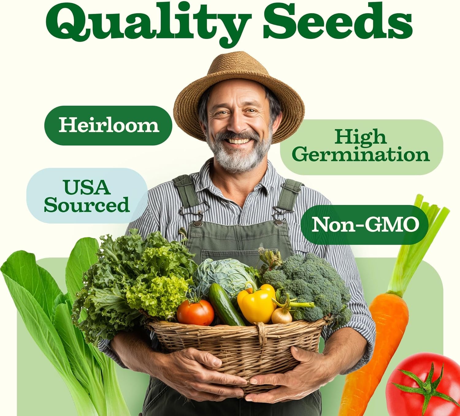 55 Variety Survival Seed Vault 28,000+ Heirloom Non-Gmo Vegetable Seeds for Planting, High Germination, Emergency Food Supply,Year-Round Garden Starter Kit,Gift for Gardeners