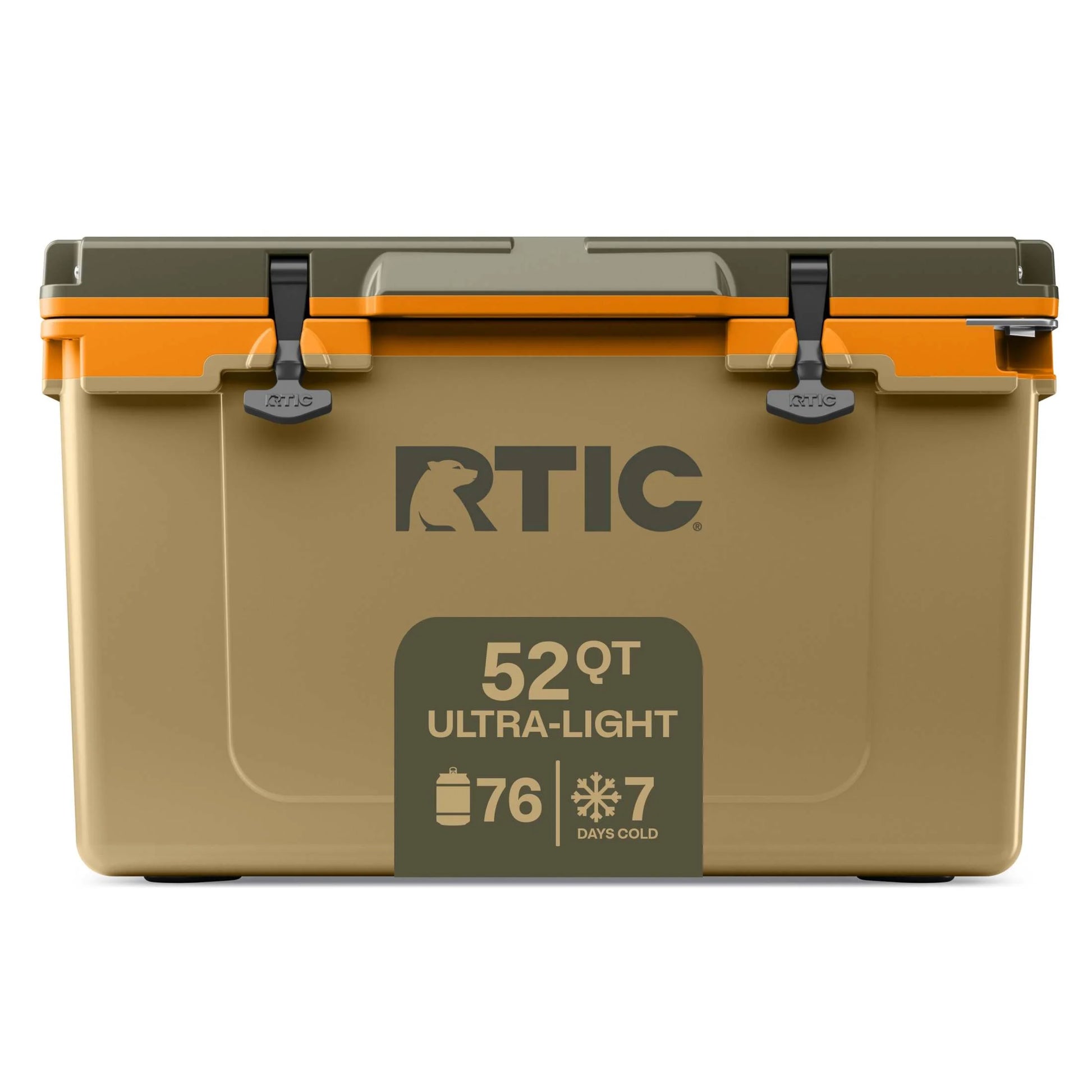 Ultra-Light 52 Qt Hard-Sided Ice Chest Cooler, Fits 76 Cans, Trailblazer